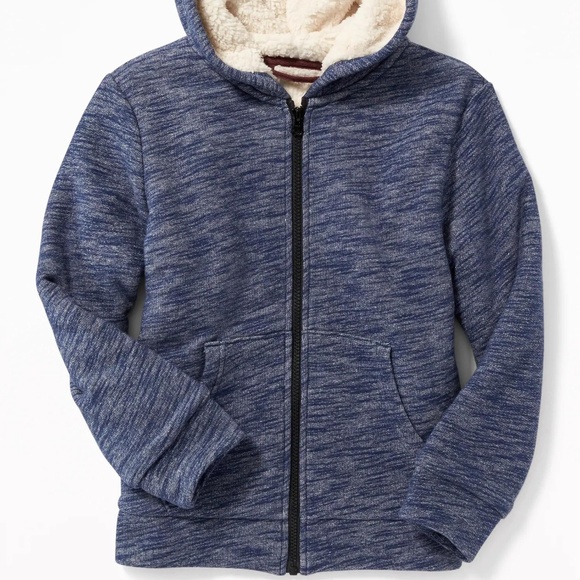 old navy sherpa hoodie